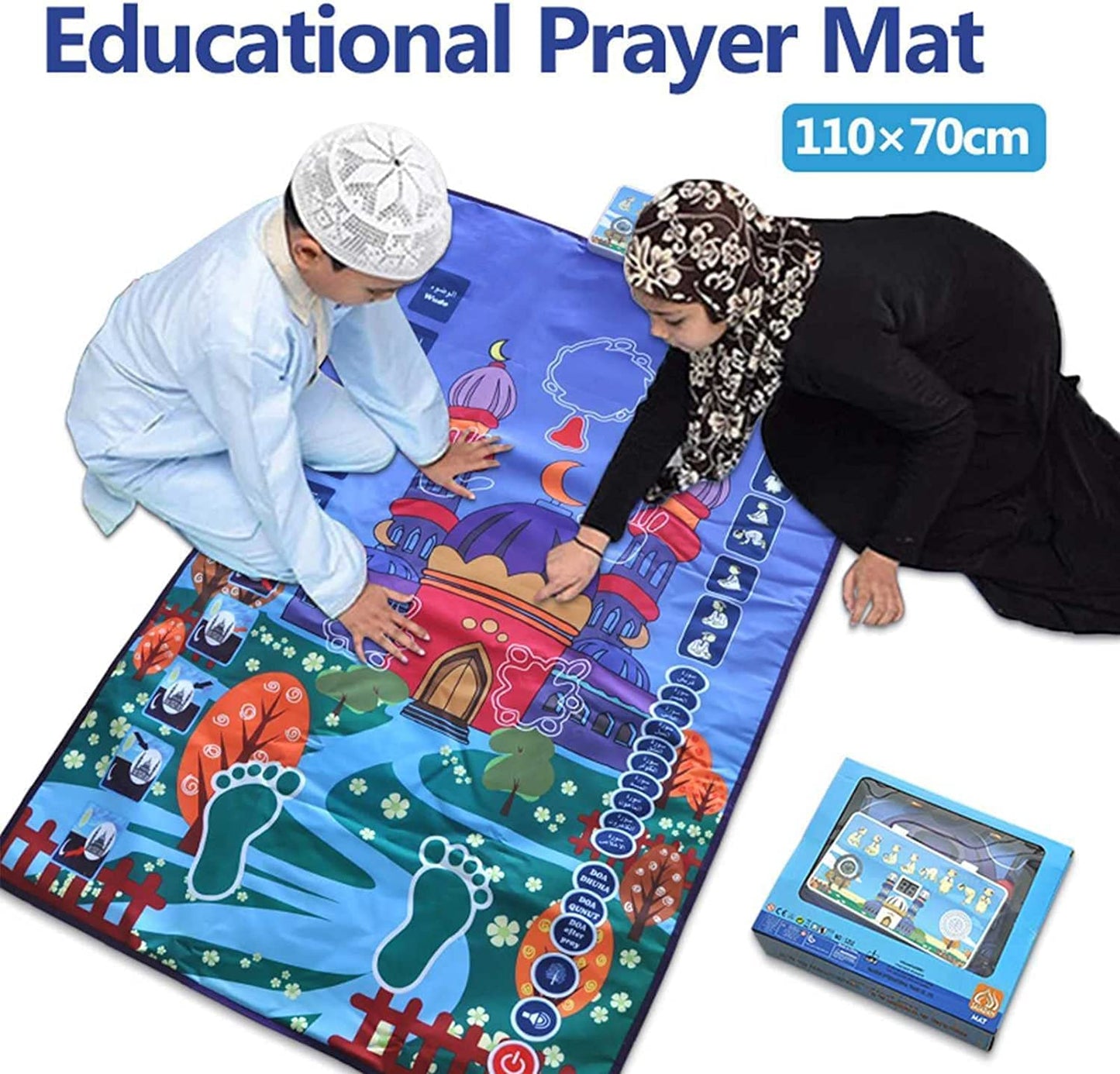 Educational Prayer Mat for Kids